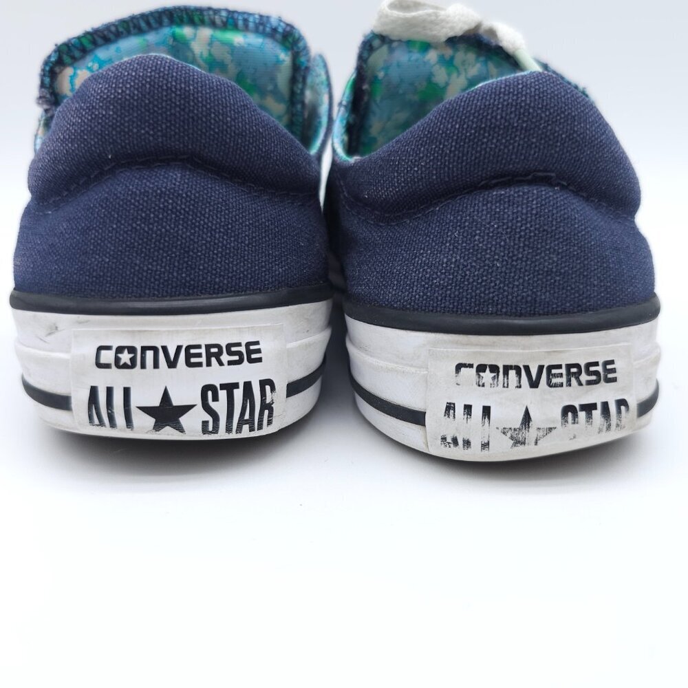 Converse All Star Low Top Sneakers Women US 6 Blue Canvas Lace Up Shoes - Picture 14 of 16